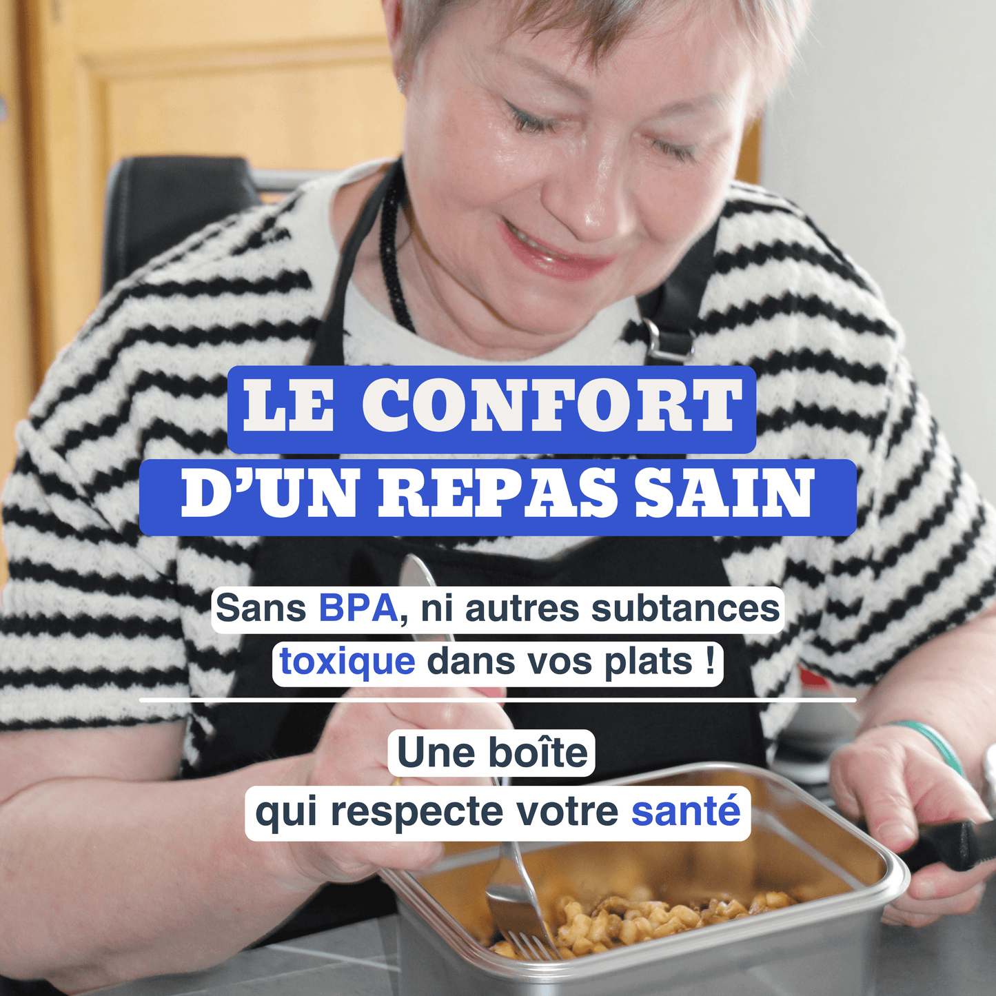 Votre boîte en inox micro-ondable